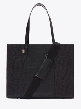 Béis Croc-Embossed Large work tote
